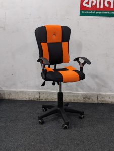 Desk Chair - Black Orange Colour