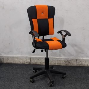 Desk Chair - Black Orange Colour